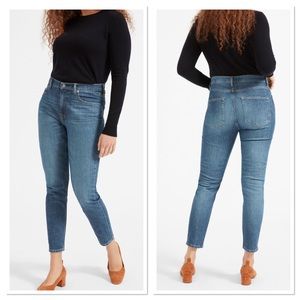 Everlane The High Rise Mid Blue Skinny Jeans 27